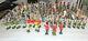 100 Pc Mixed Group Lot Lead Toy Soldiers Britains England Spain France Usa Etc