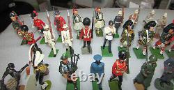 100 Pc Mixed Group Lot Lead Toy Soldiers Britains England Spain France USA Etc