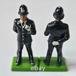 10 pieces of Toy soldiers Britain's 1986 English Policeman Bobby Metal Figure's