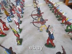 161 Lead Native American Indians 132 1950's Timpo, Britain's etc