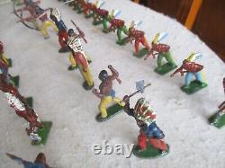 161 Lead Native American Indians 132 1950's Timpo, Britain's etc