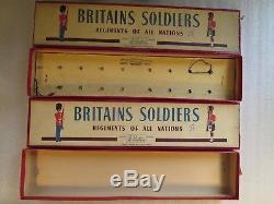 16 Pre War, W. Britain, Grenadier Guards, Winter Dress Never Played With, WithBox