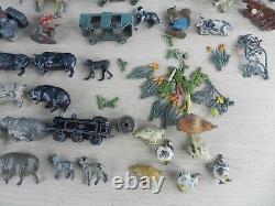 180 Joblot Collection Vintage Britains (+ Other) Lead Animal Farm People Figure