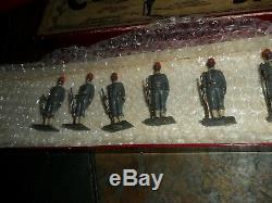 1901 Britains Pre-War Set #117 (13) TOY SOLDIERS Egyptian Infantry Whisstock Box