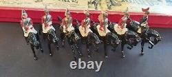 1920s AntiqueBRITAIN Make British Lead Soldiers-The Life Guards Set of 7