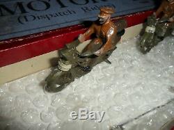 1925 Britains Set #200 Motor cycle Corp Dispatch Riders Pre-war Lead Toy Soldier
