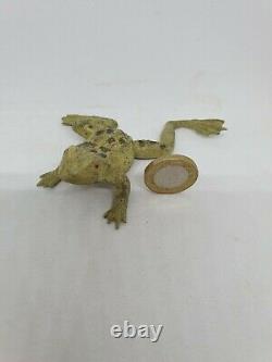 1930's Britains 3 1/2 solid lead frog garden ornament