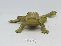 1930's Britains 3 1/2 solid lead frog garden ornament