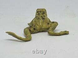 1930's Britains 3 1/2 solid lead frog garden ornament
