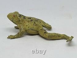 1930's Britains 3 1/2 solid lead frog garden ornament