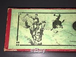 1933 Britains Mounted Cowboys Boxed Set #179 / Graded 9 Near Mint In Box