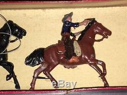 1933 Britains Mounted Cowboys Boxed Set #179 / Graded 9 Near Mint In Box