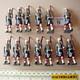 1950s Britains Hollow-cast Kilted Highlanders X 13. Tropical Service Helmets
