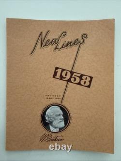 1958 Britains Ltd. Original New Lines Catalogue 20 Pages With Shipping Envelope