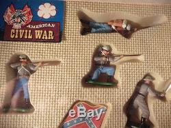 1960s BRITAINS SWOPPETS AMERICAN CIVIL WAR, CONFEDERATE DISPLAY GIFT SET BOXED