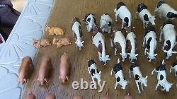 1970's huge job lot bundle Britains Ltd figures cows horses pigs people donkey