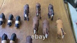 1970's huge job lot bundle Britains Ltd figures cows horses pigs people donkey