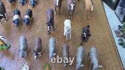 1970's huge job lot bundle Britains Ltd figures cows horses pigs people donkey