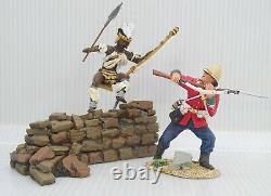 1/30 Zulu War BRITISH 24th FOOT And ZULU Hand to Hand Set 6 20115 Britains 85695