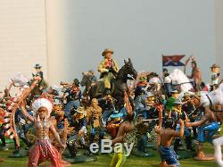 1/32 Scale Gen. Custer Last Stand Factory Painted Play Set