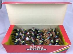 1st Ver. Britains Deetail 1971 7th U. S. Cavalry Set of 18 Figures lot ACW