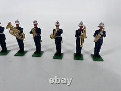 24x Vintage 1960s BRITAINS Eyes Right Band of The Royal Marines Plastic Figures