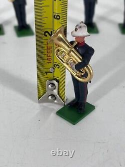 24x Vintage 1960s BRITAINS Eyes Right Band of The Royal Marines Plastic Figures