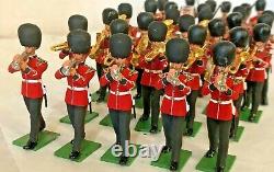 38 Britains Ltd Plastic Scottish Band, Horns, Drums Hand Painted