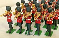 38 Britains Ltd Plastic Scottish Band, Horns, Drums Hand Painted