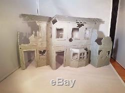 3 VINTAGE 1/32 PLASTIC DISPLAY BACKGROUNDS Airfix, Timpo, Britains