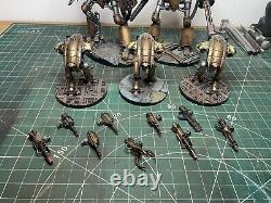 3 moirax with interchangeable weapons. Knights not included