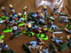 43 Pcs Vintage 1971 Britain's Deetail 7th Cavalry on Foot Gen Custer