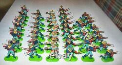 48 Britains 7th Cavalry With Custer 7484 Made In China 1971 1/32 B