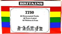 48 Britains Deetail Turks on foot 1st version mint in counter pack box 7750