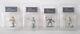 ×4 Britains Knights Of Agincourt Metal Toy Soldier Figures Unused