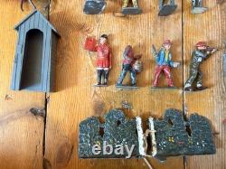 50+ Vintage Britains Lead Figures Soldiers Animals JobLot Mid Century SEE DES