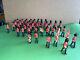 52 Pcs Britains Eyes Right Toy Soldier Lot Royal Marine Band And Infantry