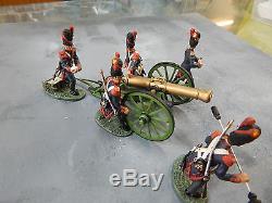 54mm Britains Toy Soldiers French Guard foot Artillery Napoleonics no boxes