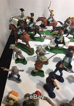 58 Most Britains Deetail LTD Toy Soldiers Horse Figures Mixed Lot 1970's Rare