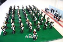 73 PIECE HM Royal Marines RARE VINTAGE MARCHING BAND TOY SOLDIERS FIGURES