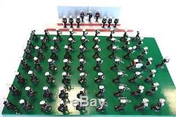 73 PIECE HM Royal Marines RARE VINTAGE MARCHING BAND TOY SOLDIERS FIGURES