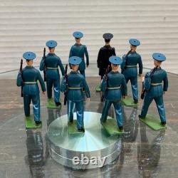 8 Lot BRITAINS BRITISH ROYAL AIR FORCE RAF DRESS UNIFORM TOY SOLDIER Lead 60-70s