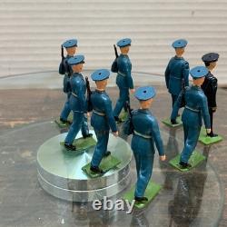 8 Lot BRITAINS BRITISH ROYAL AIR FORCE RAF DRESS UNIFORM TOY SOLDIER Lead 60-70s