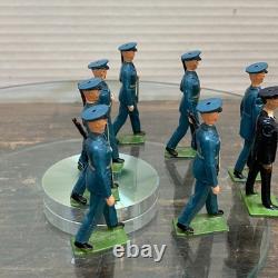 8 Lot BRITAINS BRITISH ROYAL AIR FORCE RAF DRESS UNIFORM TOY SOLDIER Lead 60-70s