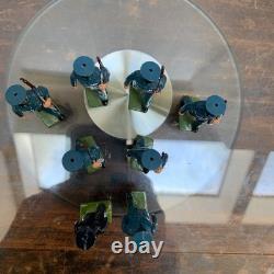 8 Lot BRITAINS BRITISH ROYAL AIR FORCE RAF DRESS UNIFORM TOY SOLDIER Lead 60-70s