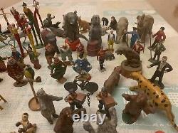 95 Vintage Lead Circus Figures Britains Timpo Charbens Wendal & Misc Unknown