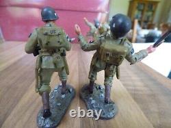 9 Figures WILLIAM BRITAIN Toy Soldier Set US STRIKE ATTACK 17595 EXCELLENT COND