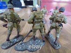 9 Figures WILLIAM BRITAIN Toy Soldier Set US STRIKE ATTACK 17595 EXCELLENT COND