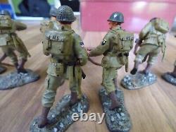 9 Figures WILLIAM BRITAIN Toy Soldier Set US STRIKE ATTACK 17595 EXCELLENT COND