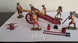 ATS Toy Soldiers English Civil War Royalist Artillery Siege Gun & Crew